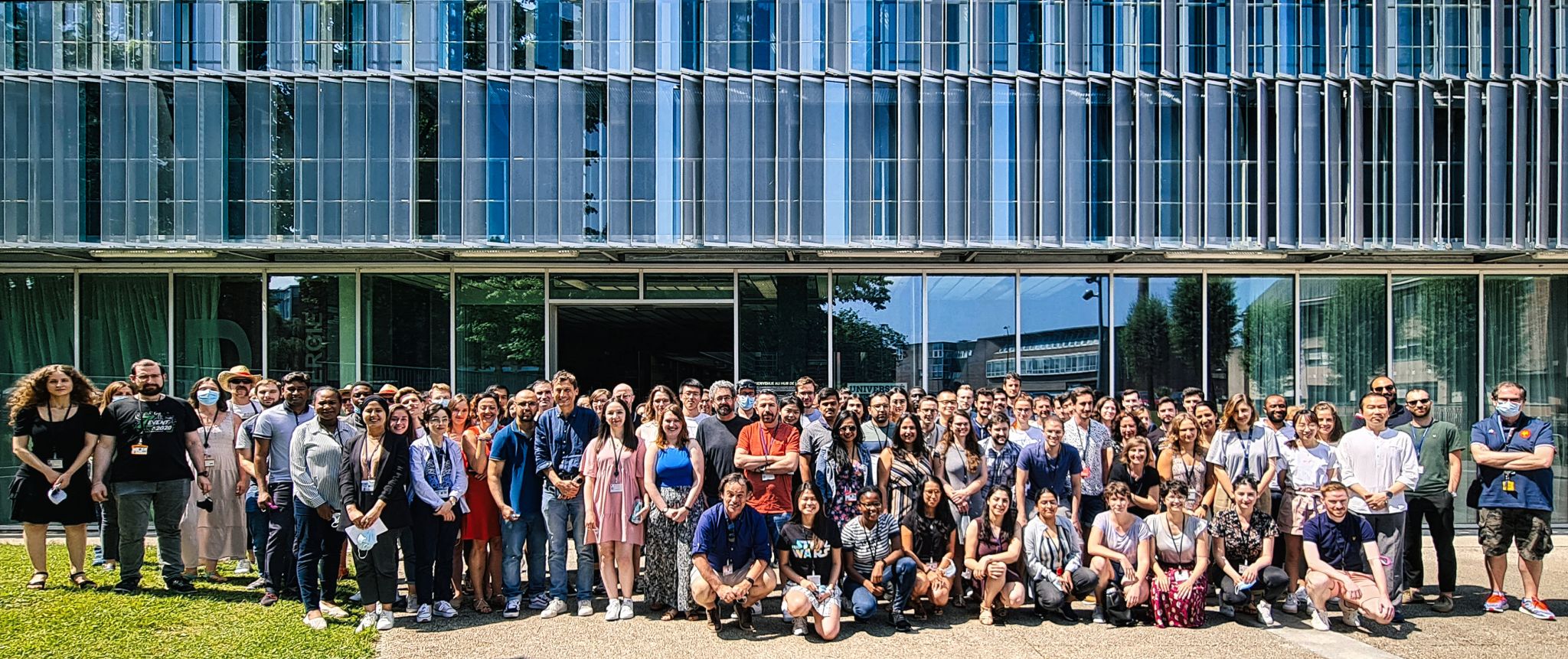 Ivone (front row, middle, ‘star-wars shirt) with all the LRCS members after Scientific Day, Amiens, France, July 2021.