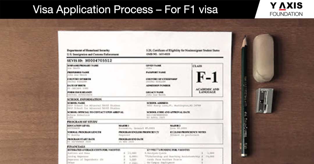 Contoh Form I-20 yang sudah diisi. Gambar diambil dari https://www.yaxisfoundation.org/blog/visa-application-process-for-f1-visa/ 